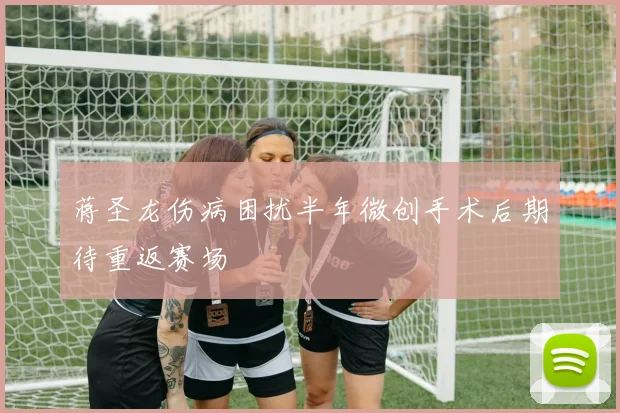 蒋圣龙伤病困扰半年微创手术后期待重返赛场